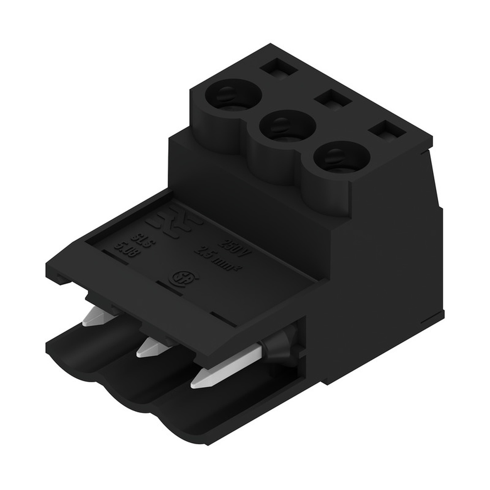 Weidmüller Leiterplattensteckverbinder 1644930000 Typ SLS 5.08/03/180 SN BK BX