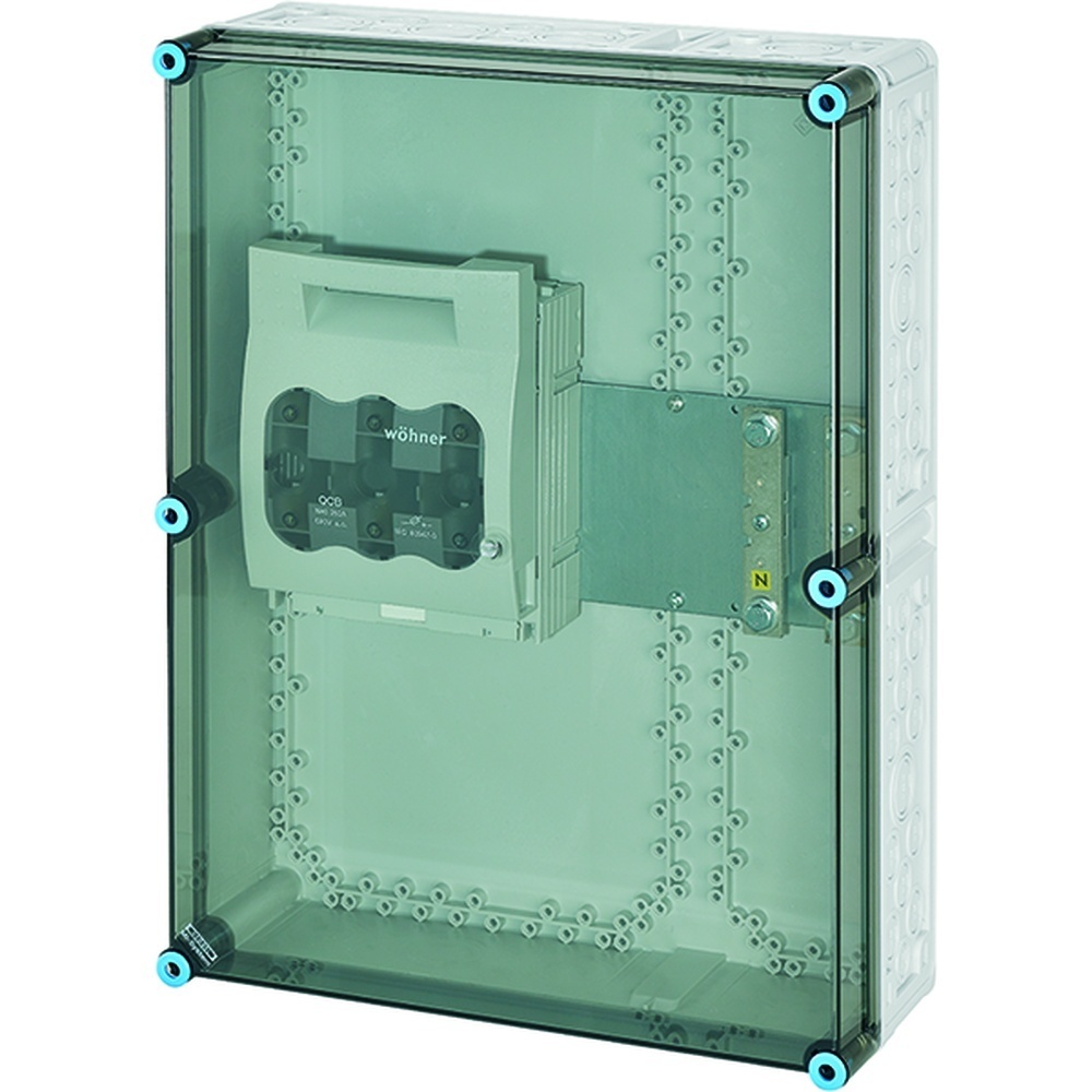 Hensel NH Sicherungslasttrennschaltergehäuse Mi 5651 Nr. 20001417