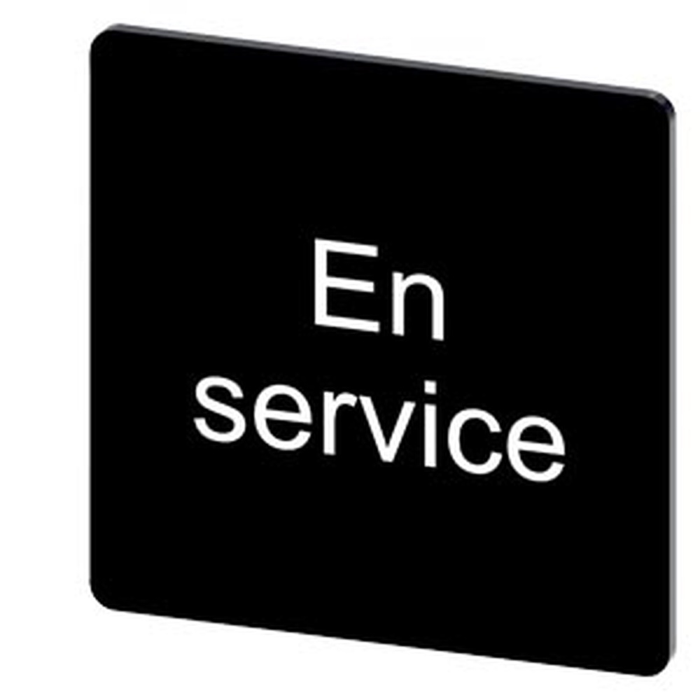 Siemens Bezeichnungsschild 3SU1900-0AE16-0GM0