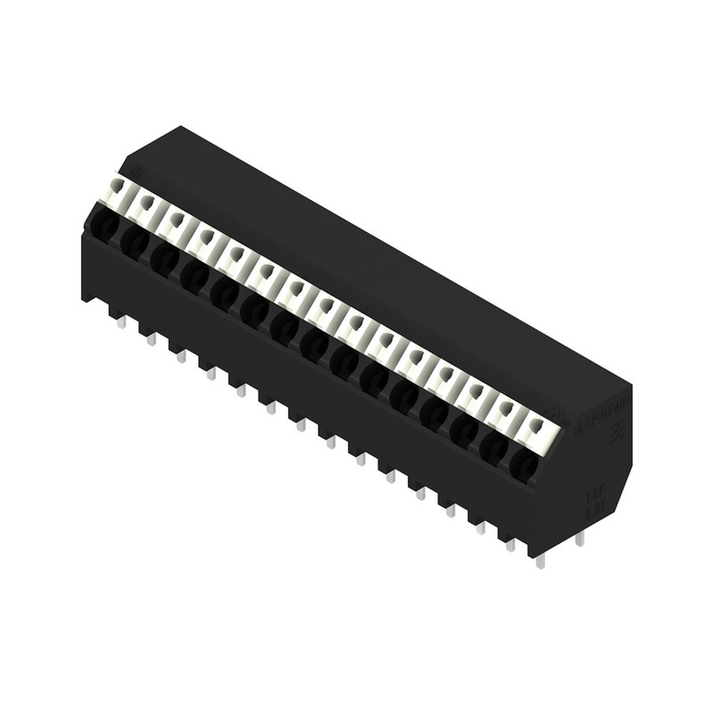 Weidmüller Leiterplattenklemme 1886010000 Typ LSF-SMT 3.81/15/135 3.5SN BK TU