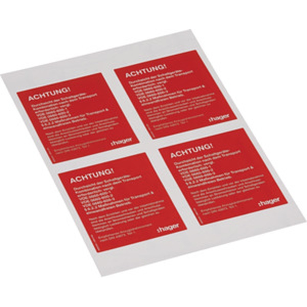 Hager Hinweisschild Transport FZ10TS2D