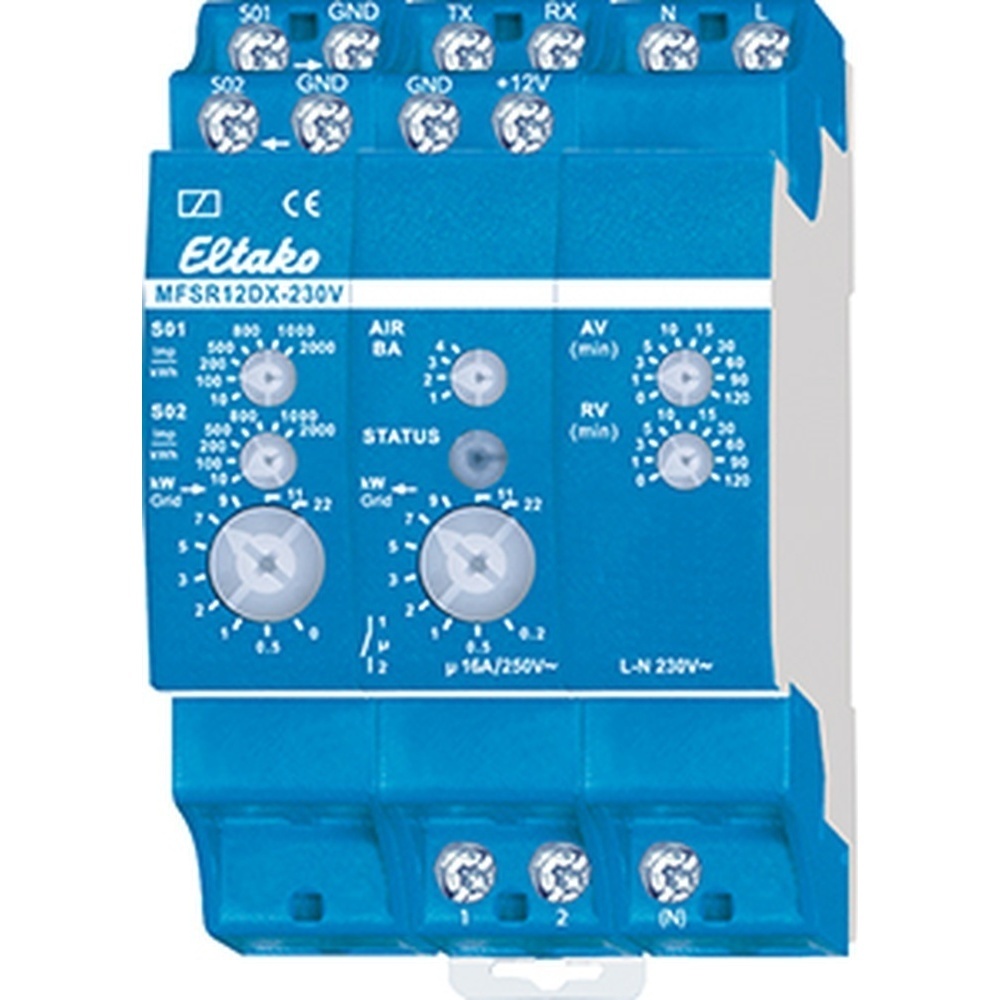 ELTAKO Multifunktions Strom Relais 22100530 Typ MFSR12DX-230V