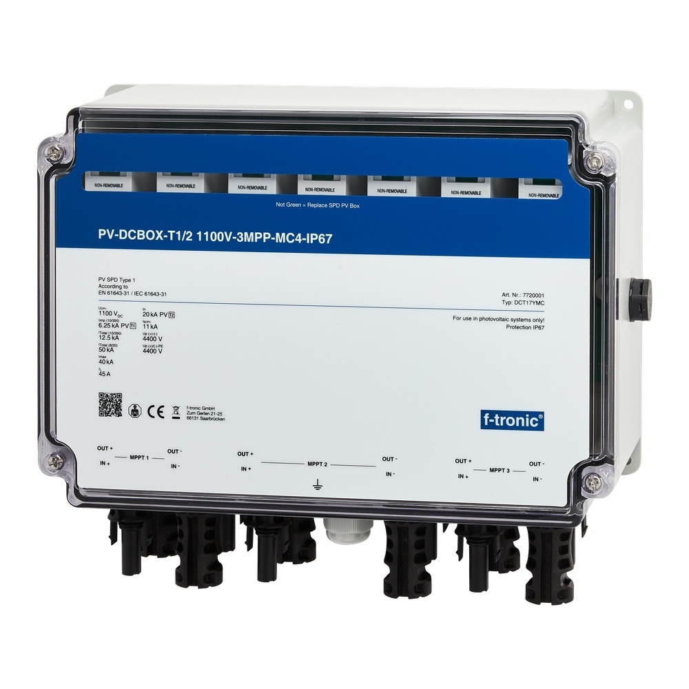f-tronic Überspannungsschutz Anschlussbox 7720001 Typ DCT17YMC