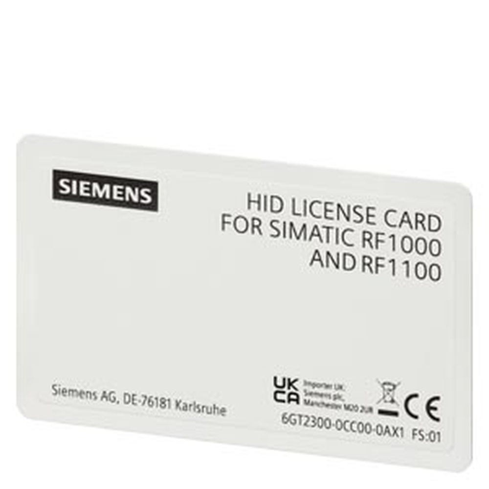 Siemens Lizenzkarte 6GT2300-0CC00-0AX1