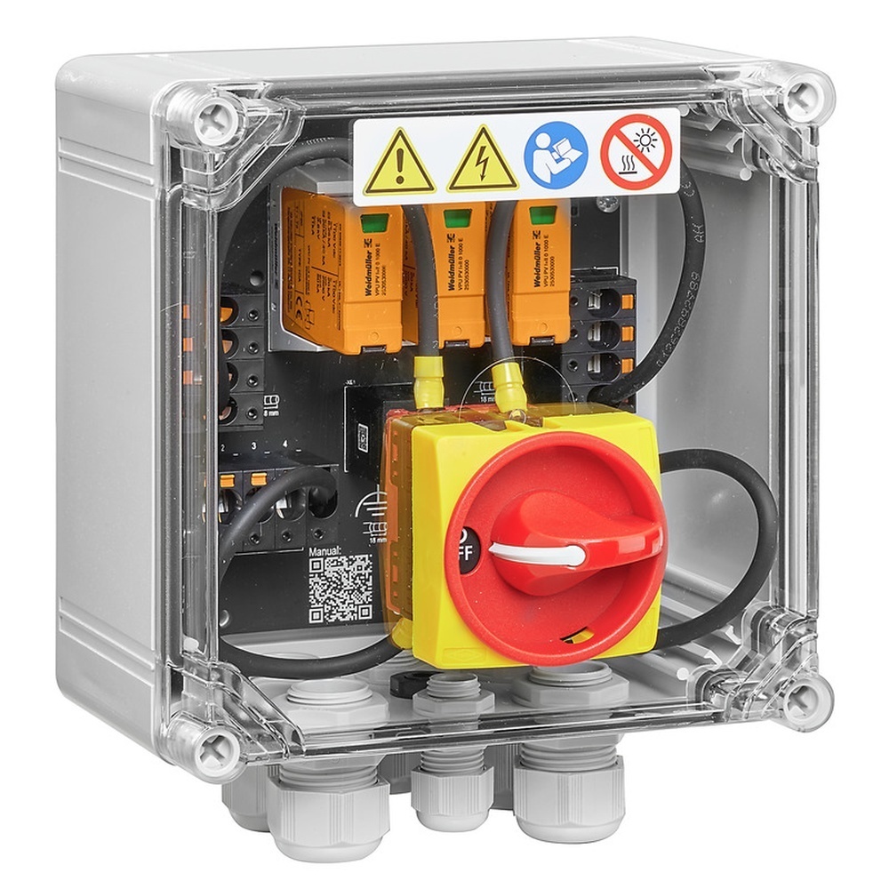 Weidmüller Generatoranschlusskasten 2890590000 Typ PVN DC 3I 3O 1MPP SW SPD1R CG 11