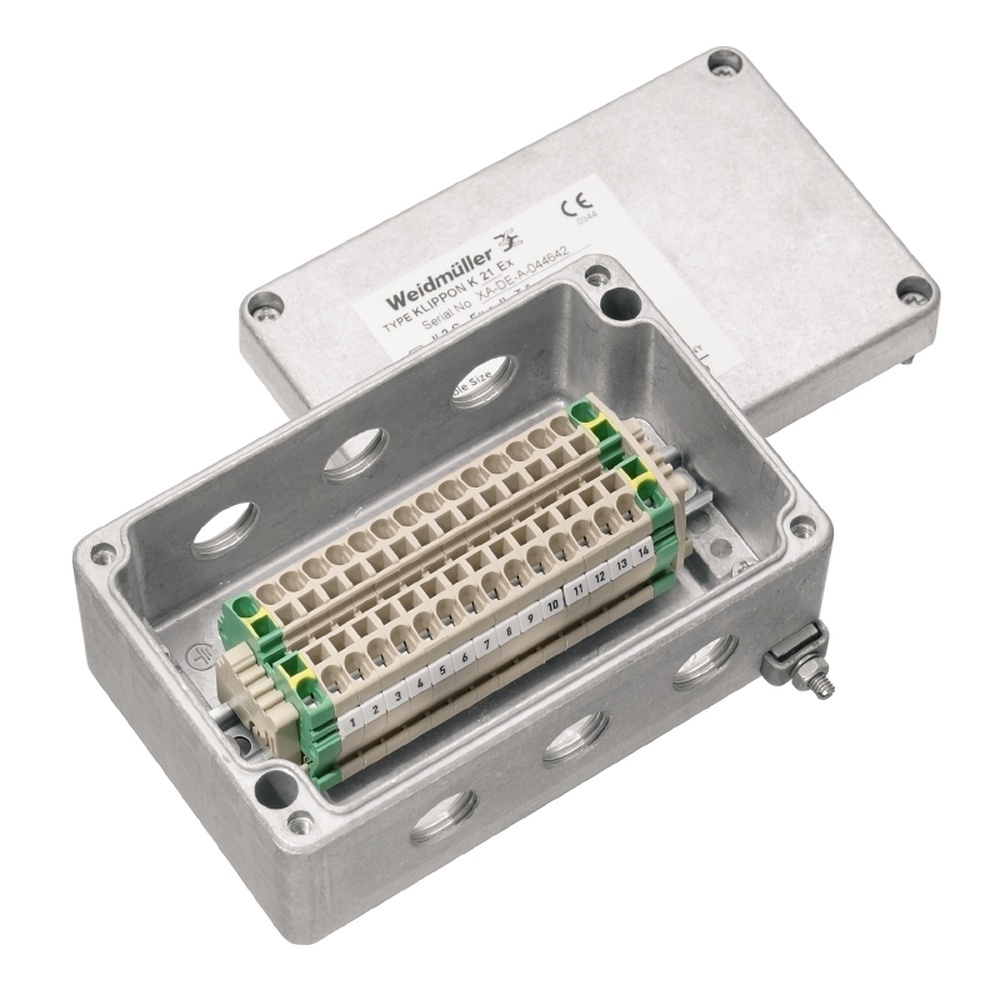 Weidmüller Ex Metallgehäuse 8000004211 Typ KLIPPON K21 M16ZCSS EX