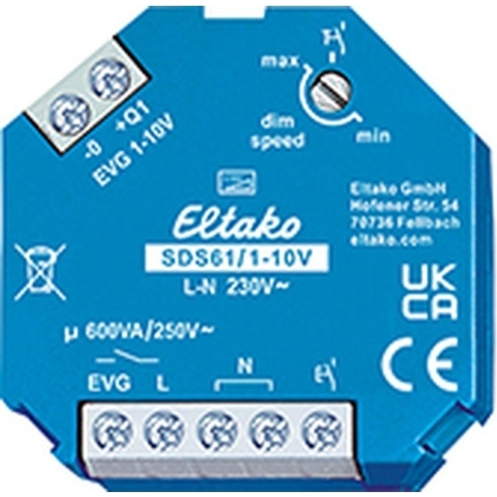 ELTAKO Dimmschalter 61100800 Typ SDS61/1-10V