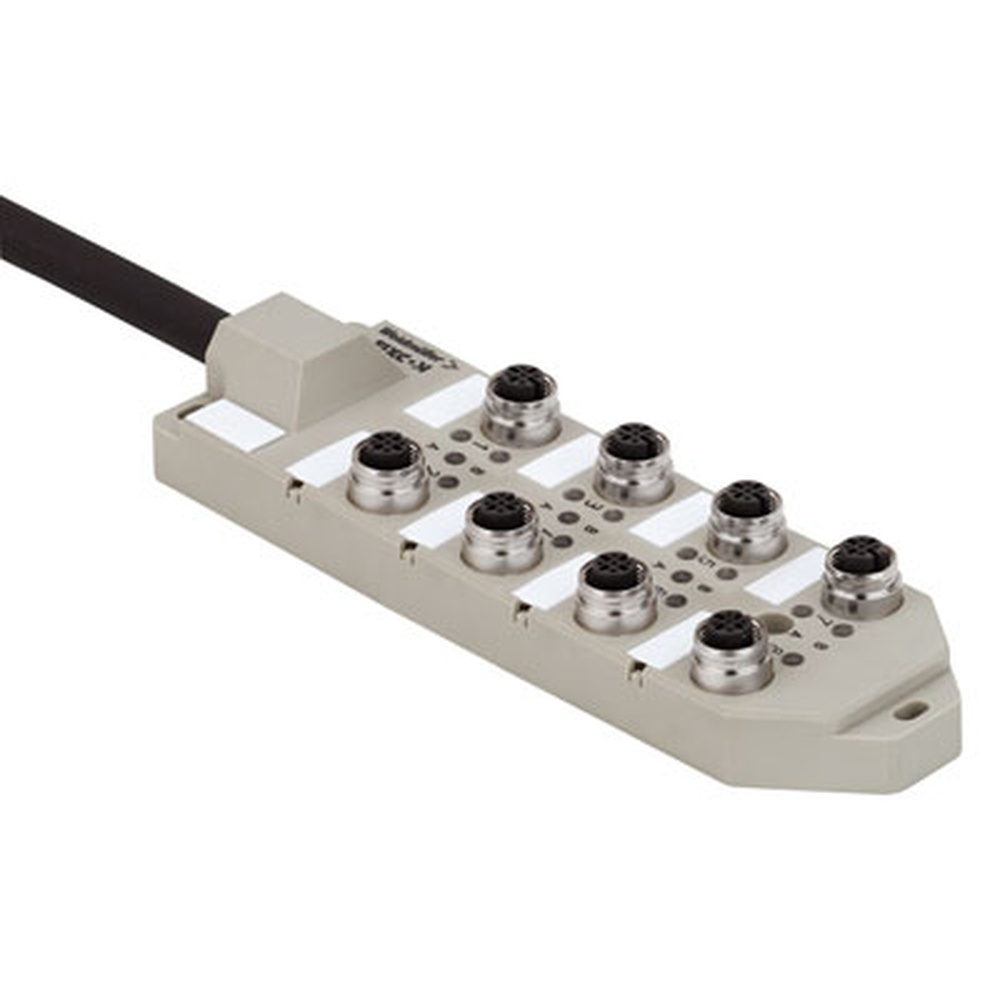 Weidmüller Passiver Sensor Aktor Verteiler 1847980000 Typ SAI-8-F 4P FC 10M