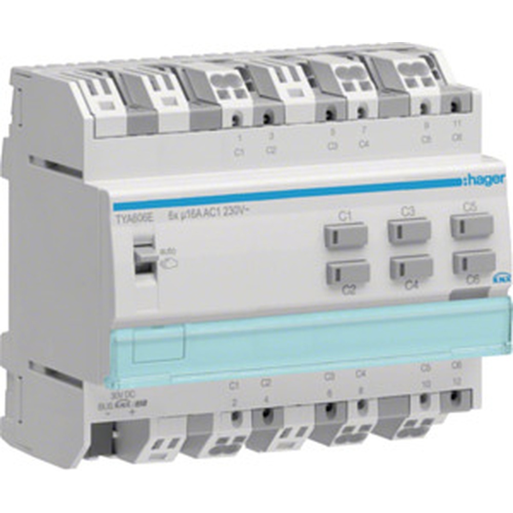 Hager Schaltausgang KNX TYA606E