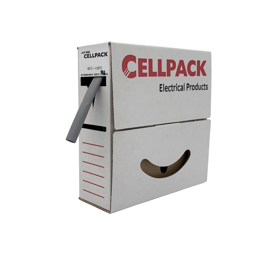 Cellpack Warmschrumpfschlauch 203676 Typ SB/6-2/GY/10m