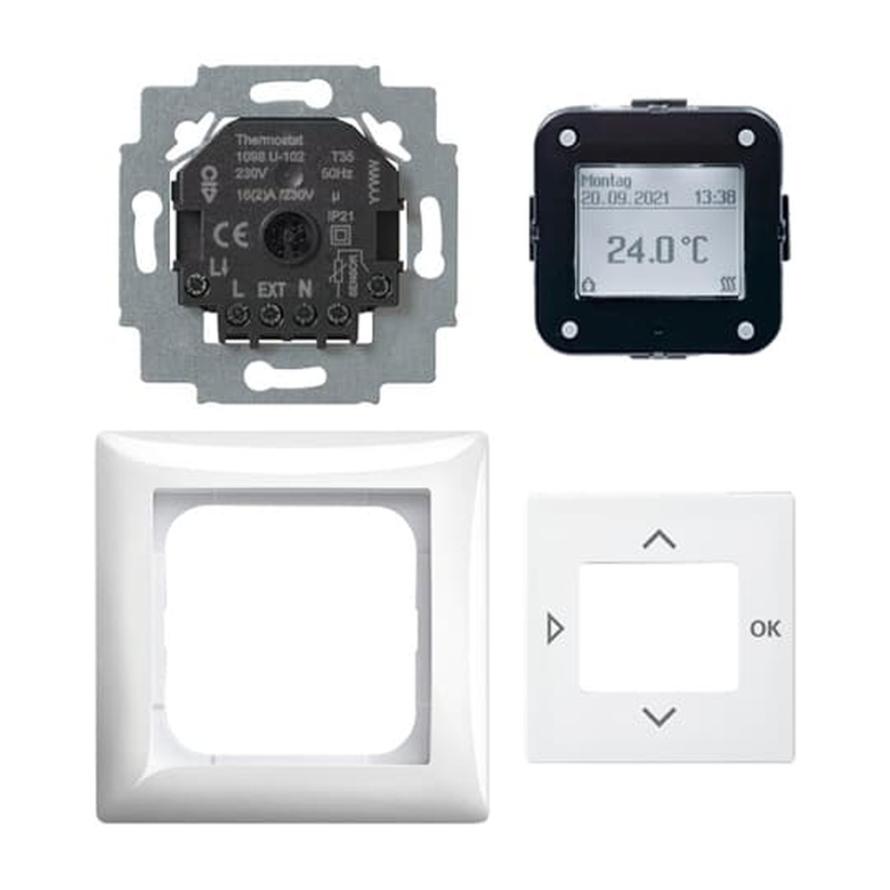 Busch-Jaeger Raumtemperaturregler Set 1098 UJ-914 Nr. 2CKA001032A0522