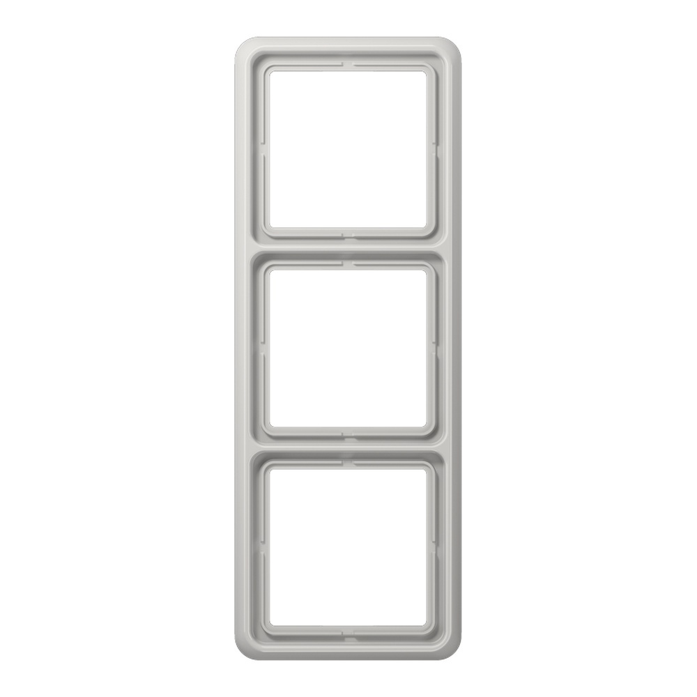 Jung Rahmen 3fach CD 583 WU LG