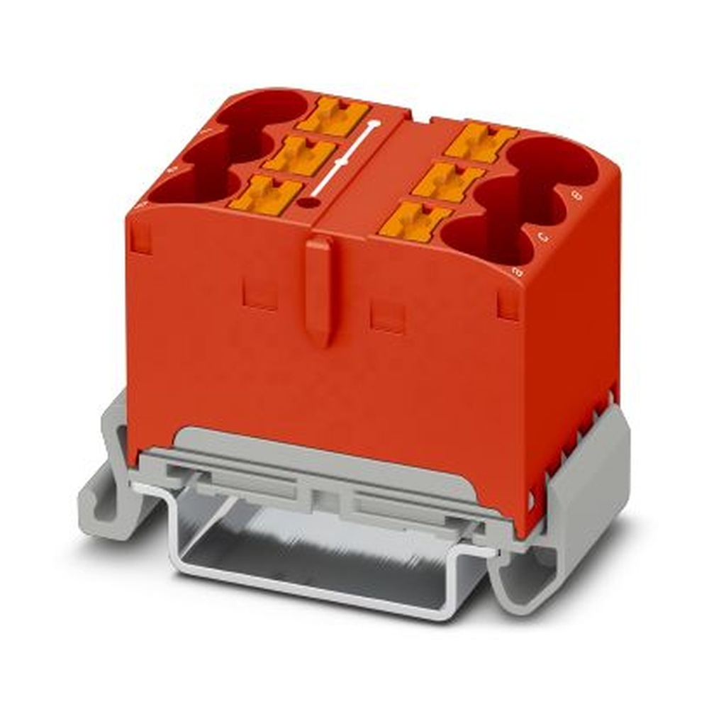Phoenix Contact Verteilerblock 1082481 Typ PTFIX 6X10/S-NS35A RD