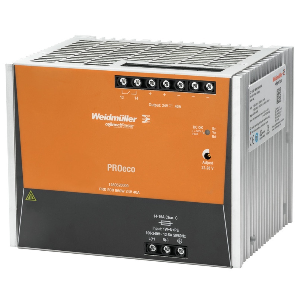 Weidmüller Stromversorgung 1469520000 Typ PRO ECO 960W 24V 40A