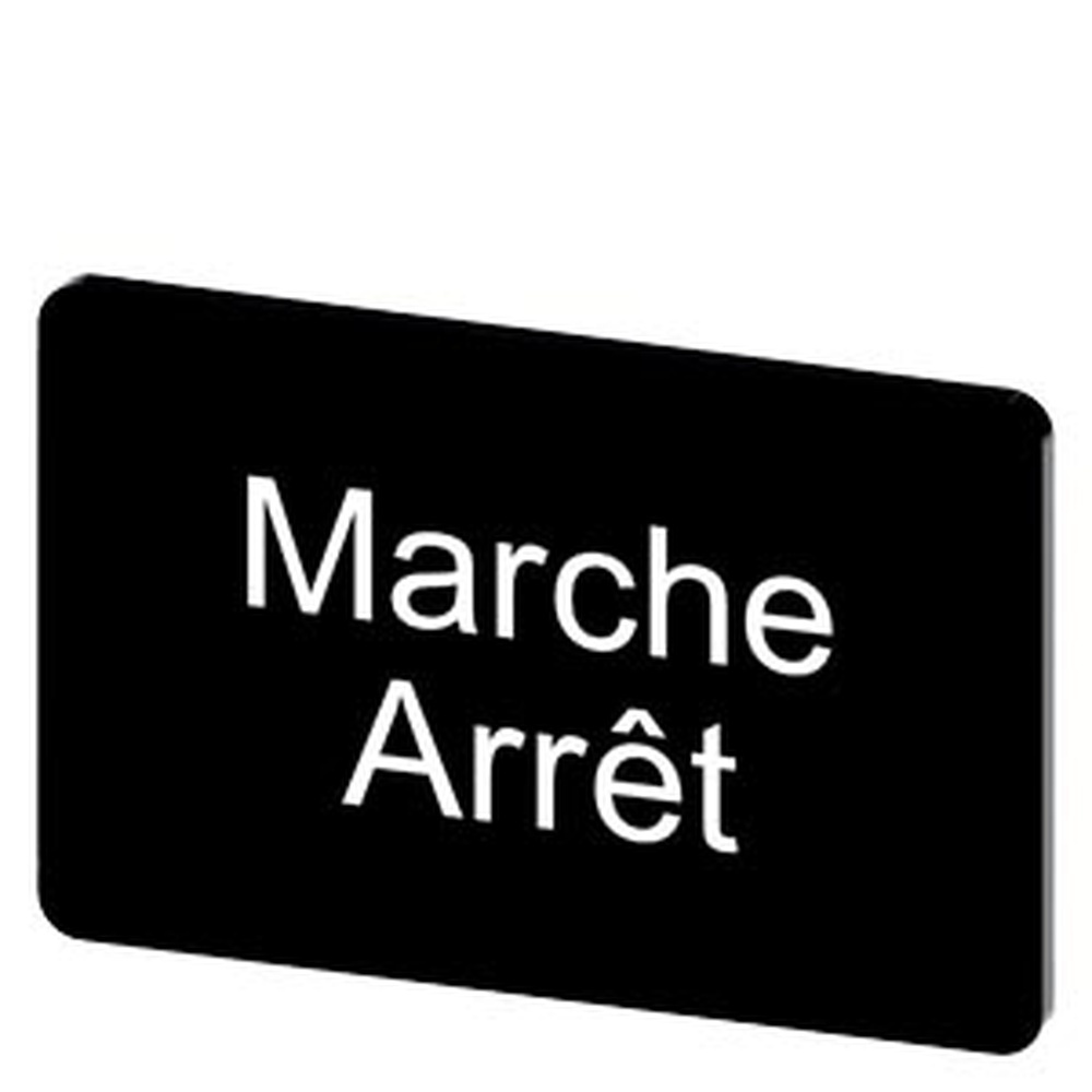 Siemens Bezeichnungsschild 3SU1900-0AD16-0GU0