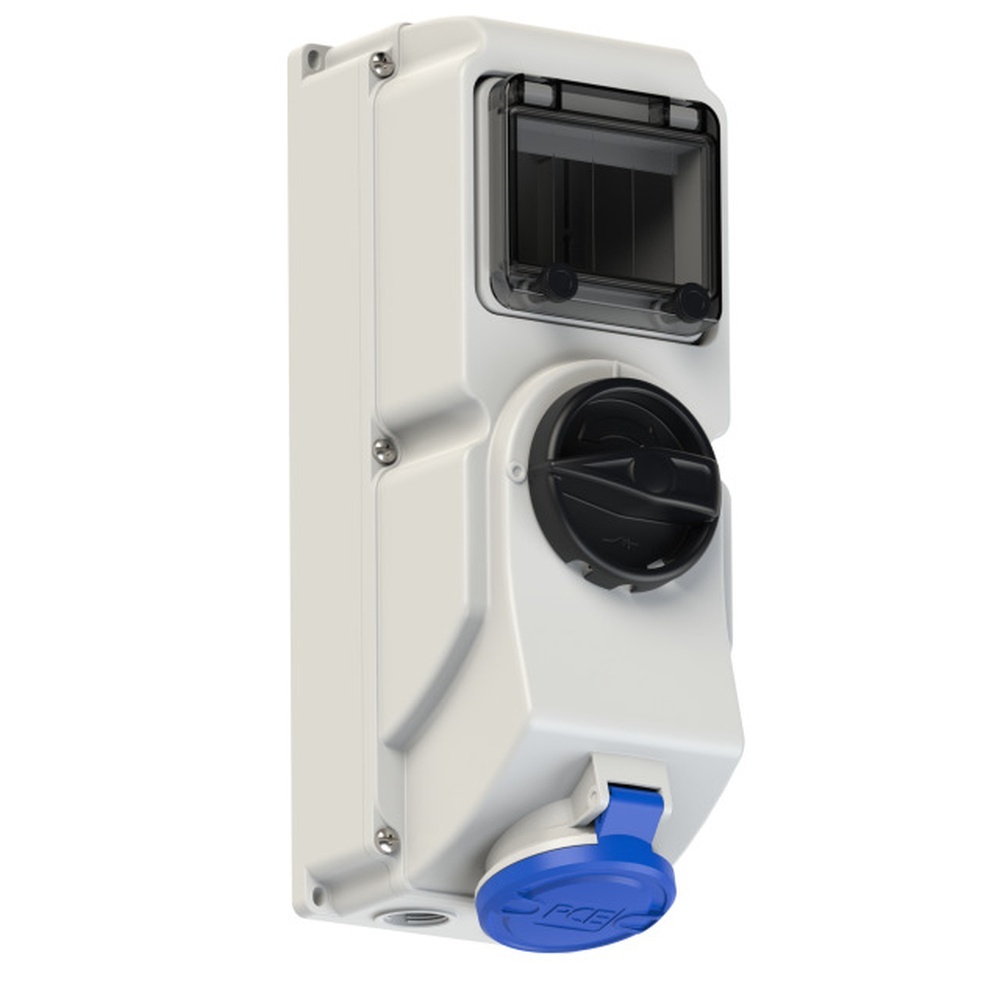 PC Electric Abschaltbare Wanddose 7615-9