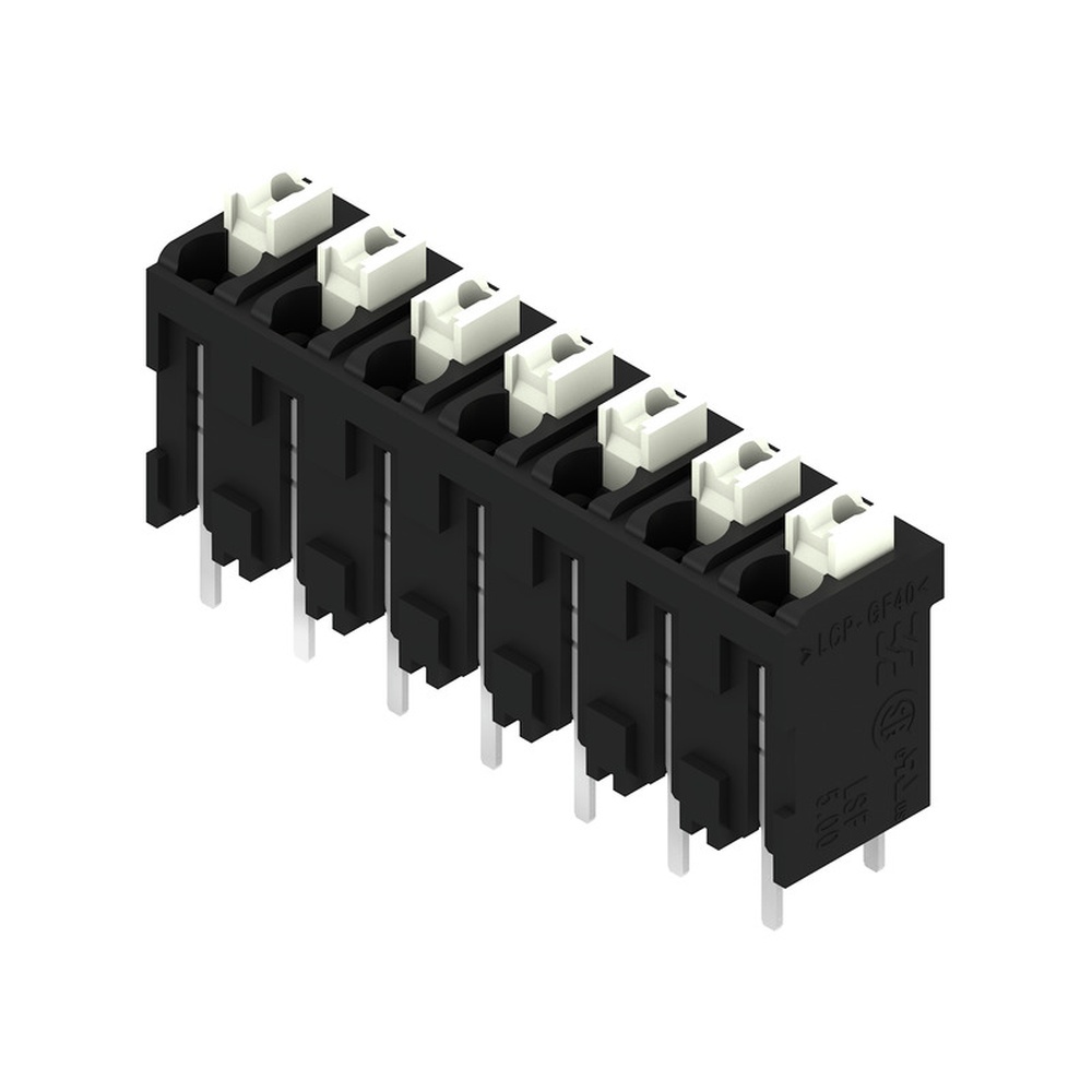 Weidmüller Leiterplattenklemme 1876220000 Typ LSF-SMT 5.00/07/180 3.5SN BK RL