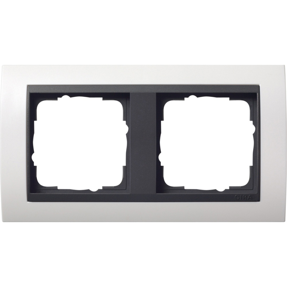 Gira Abdeckrahmen 2fach 021207