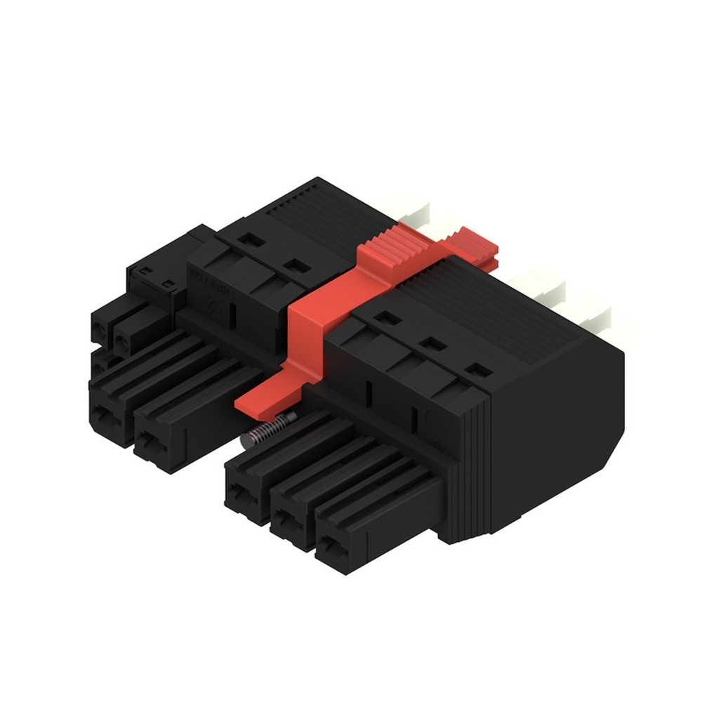 Weidmüller Hybridsteckverbinder 2549590000 Typ BVFL 7.62HP/05/180MSF4 BCF/04R SN BK BX