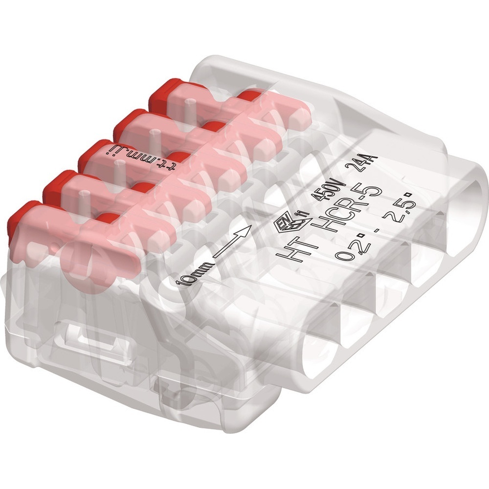 Hellermann Tyton Verbindungsklemme 148-90045 Typ HCR-5-PC-CL (50)