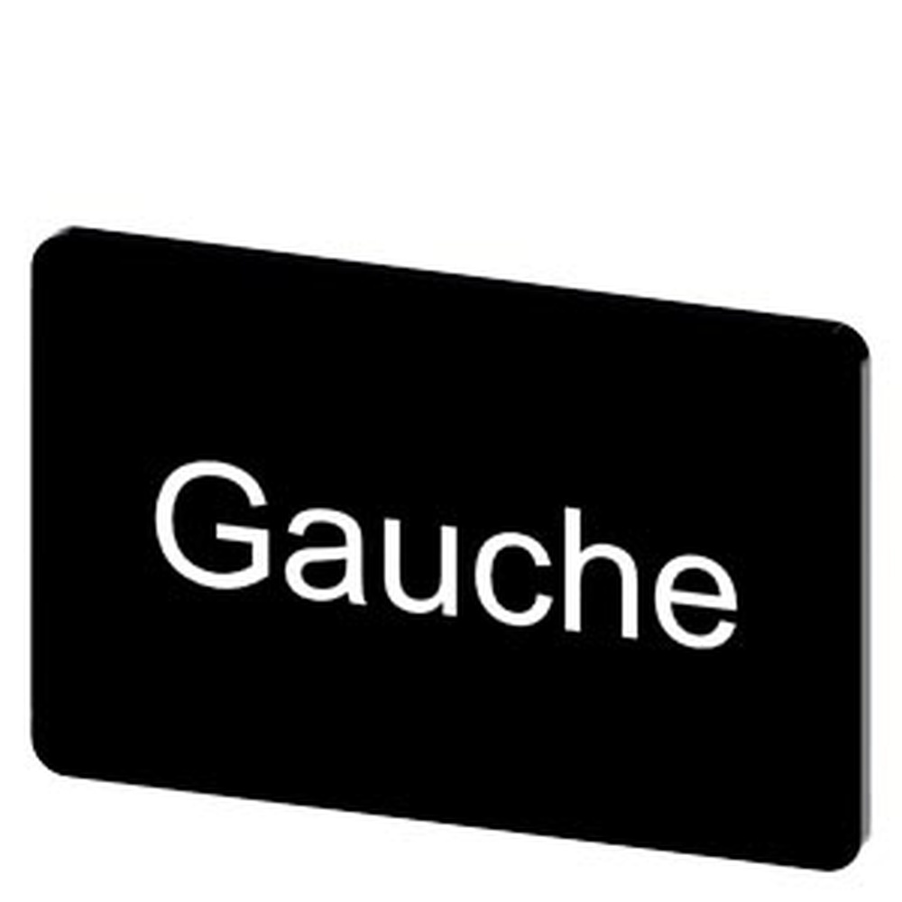 Siemens Bezeichnungsschild 3SU1900-0AD16-0GH0