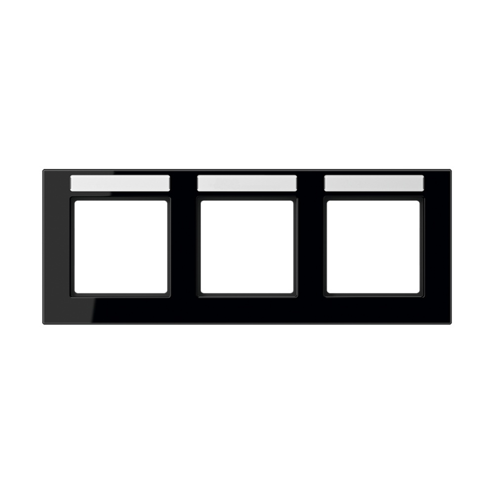 Jung Rahmen 3fach AC 5830 BFNA SW