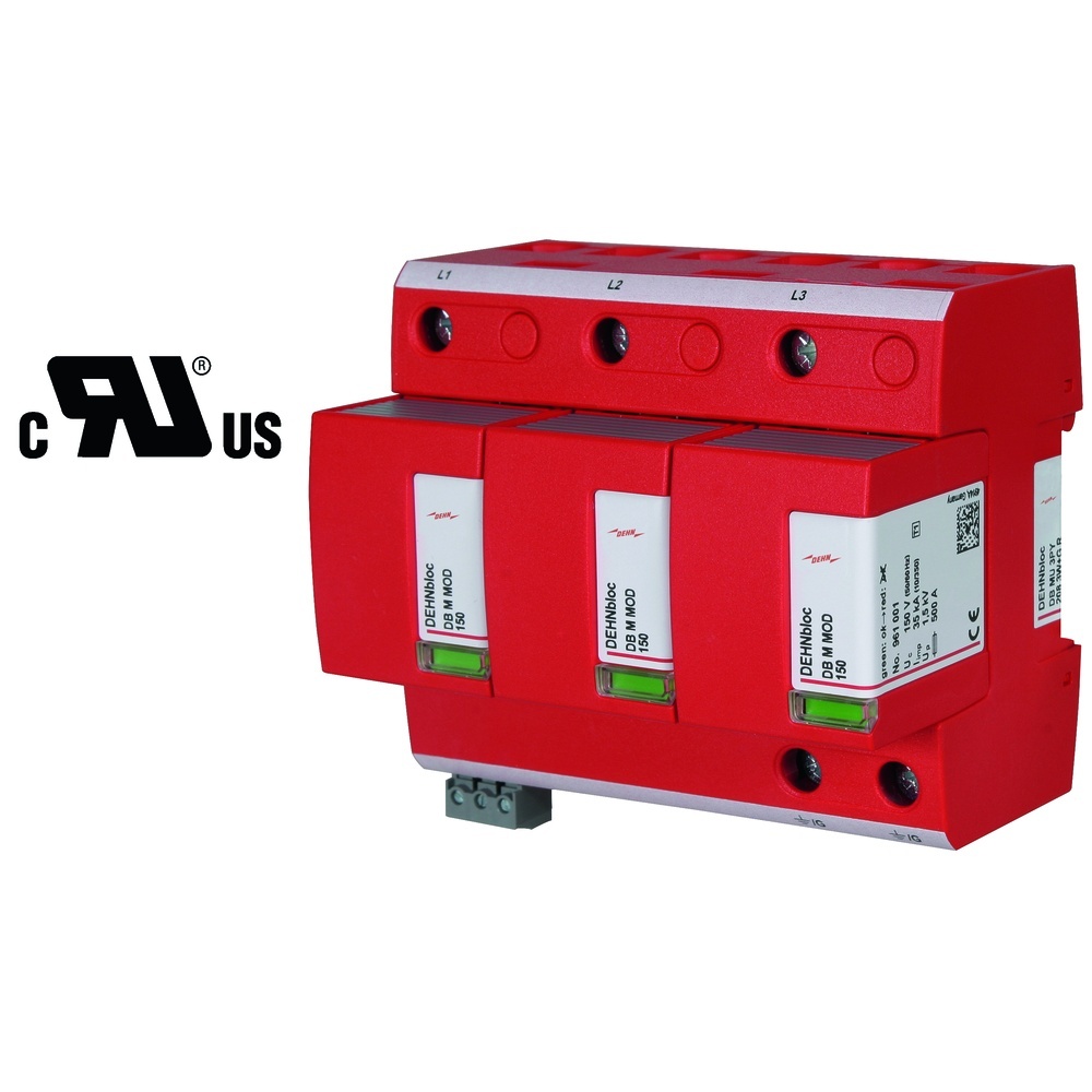Dehn + Söhne Koordinierter Blitzstromableiter 908505 Typ DB MU 3PY 208 3W+G R