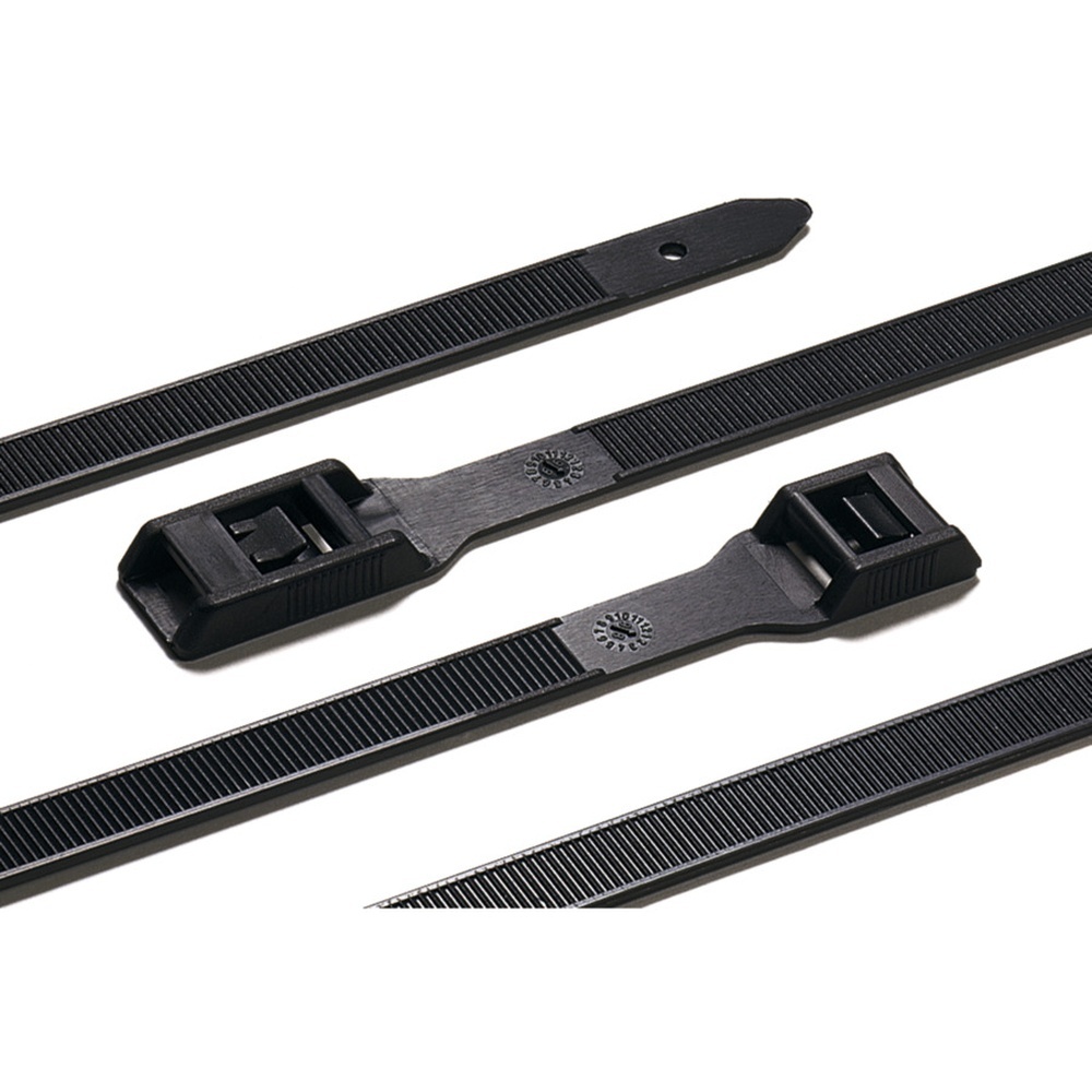 Hellermann Kabelbinder 112-18060 Typ PE180 PA66HSW BK 100