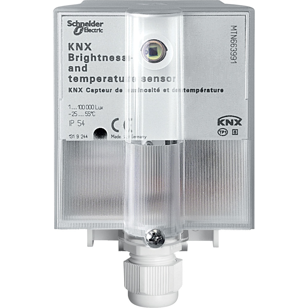 Schneider Electric Helligkeits und Temperatursensor MTN663991