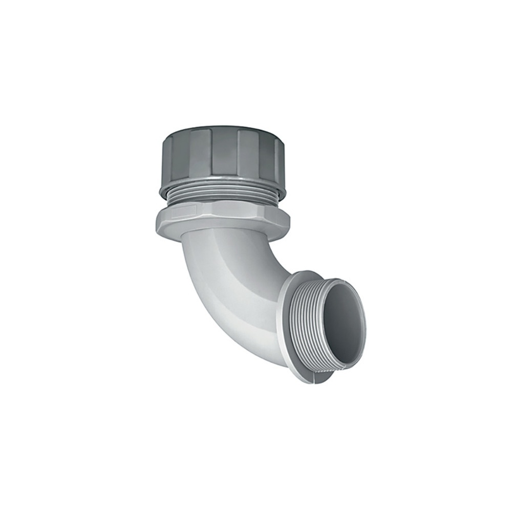 Hellermann Kunststoffverschraubung 166-40806 Typ PSR40-90-M40 PA66 GY 2