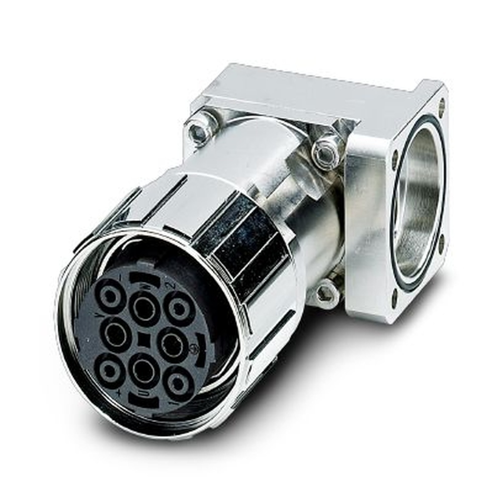 Phoenix Contact Gerätesteckverbinder Vorderwand mit Rändelmutter 1607543 Typ SM-7ES1N8AYW00