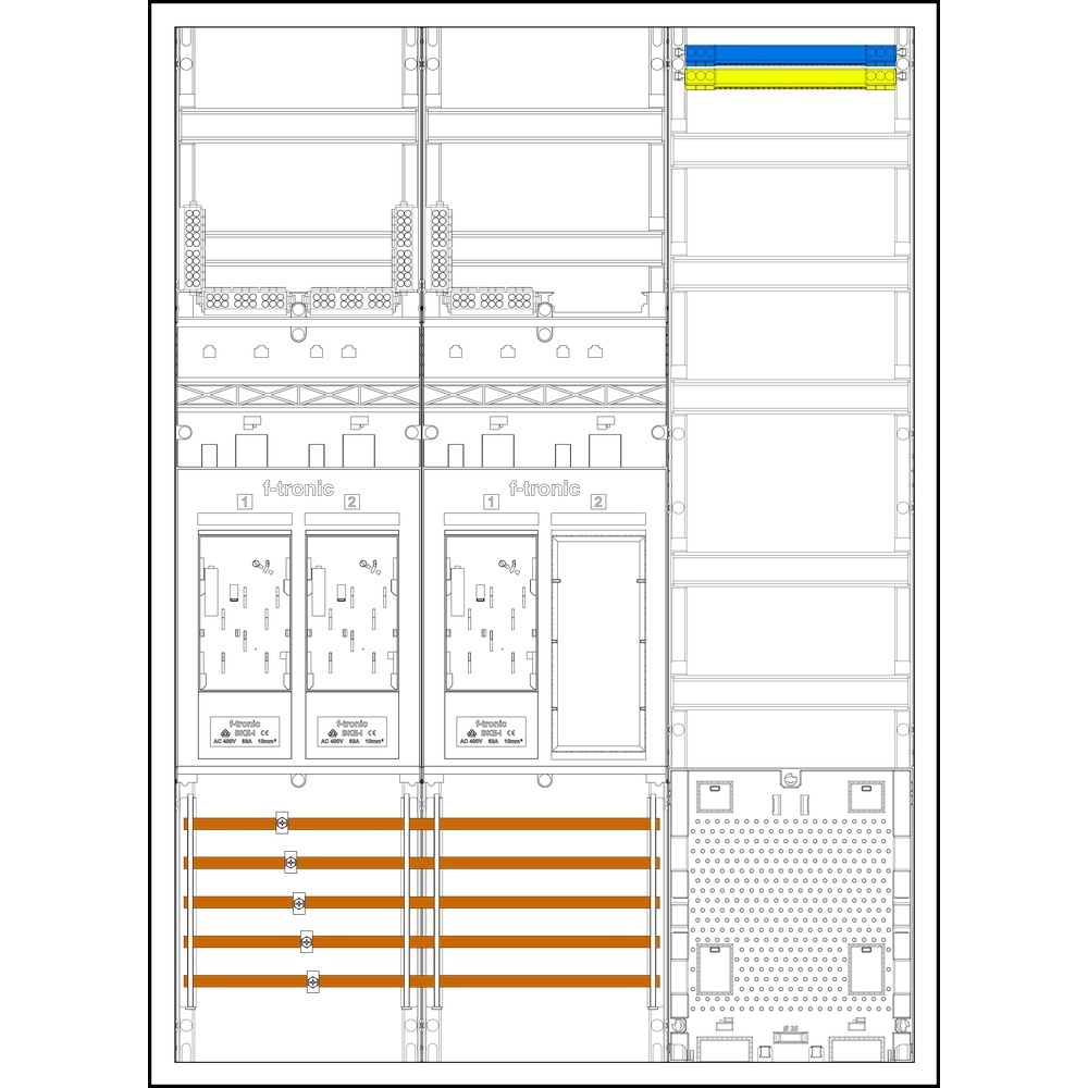 f-tronic Komplettschrank 7195800 Typ EHZ733APZL