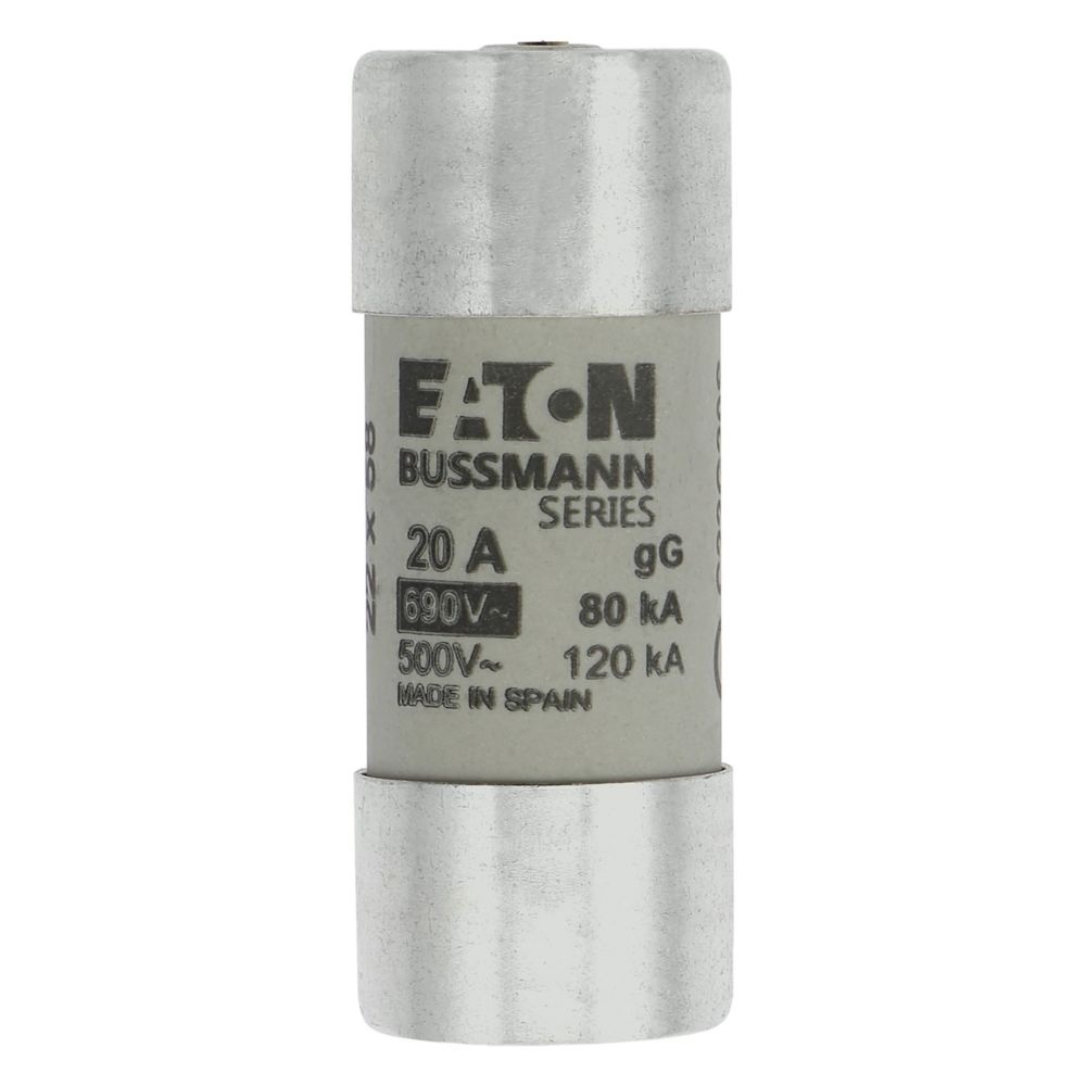 Eaton Sicherungseinsatz C22G20S Typ CYL GG 22,2X58 20A/STR