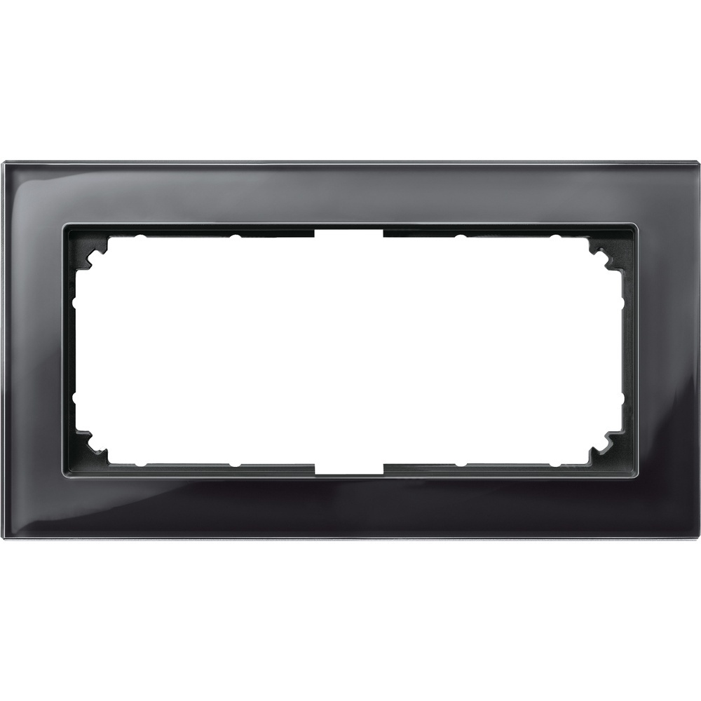 Merten Echtglasrahmen 2fach 487803