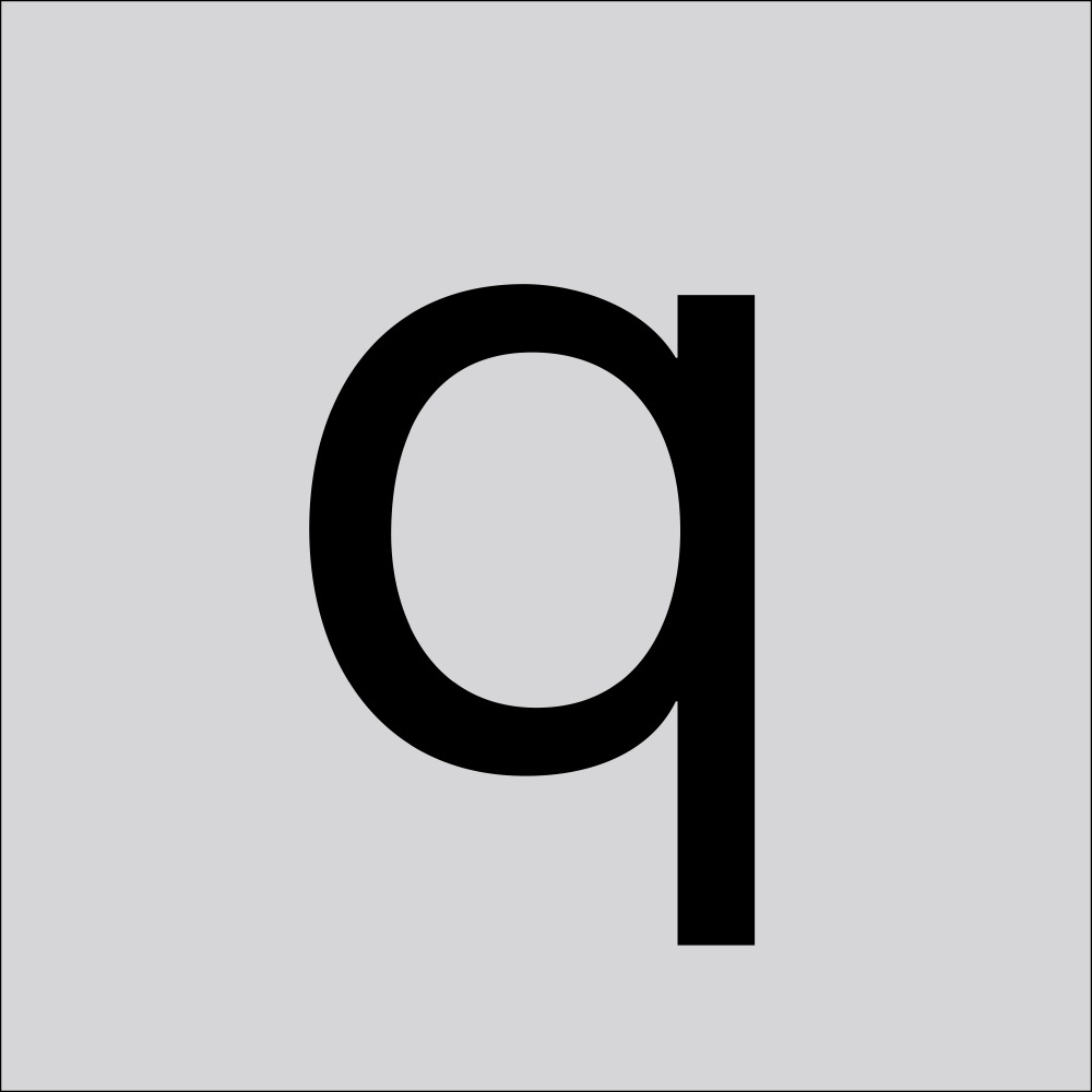 RZB Kleinbuchstabe 99221.003.Q/K