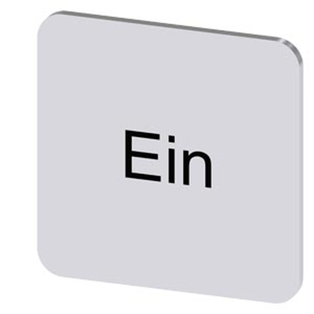 Siemens Bezeichnungsschild 3SU1900-0AF81-0AB0