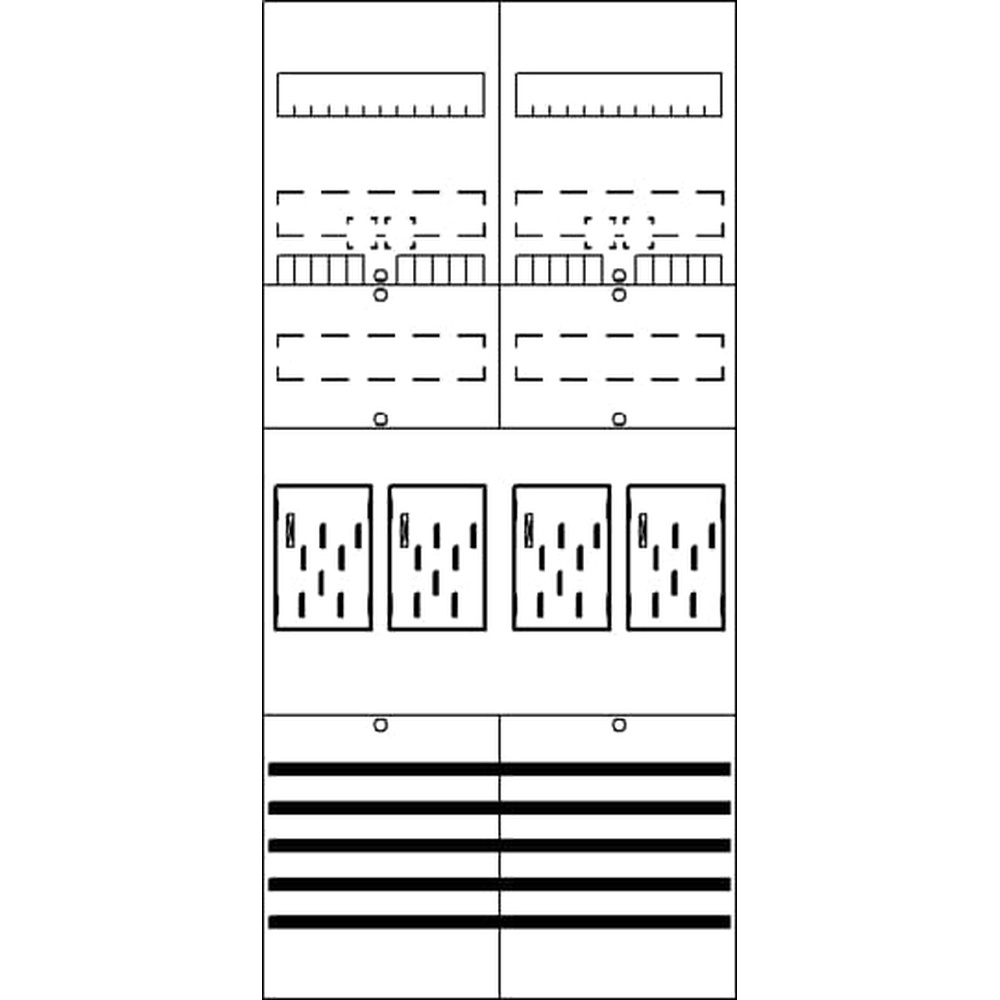 Striebel & John Zählerkomplettfeld 2CPX054123R9999 Typ BF27C4
