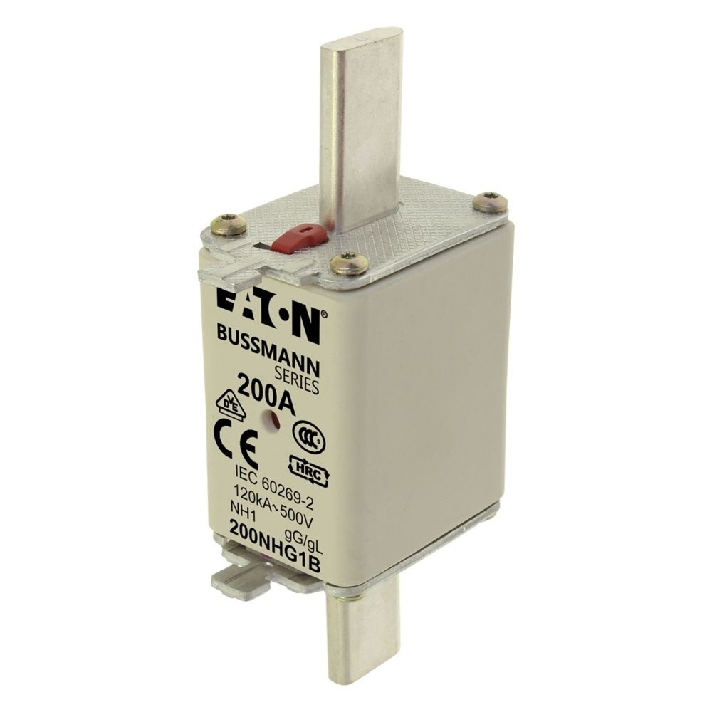 Eaton Sicherungseinsatz 200NHG1B Typ NH FUSE 200A 500V GL/GG SIZE 1 DUAL IN