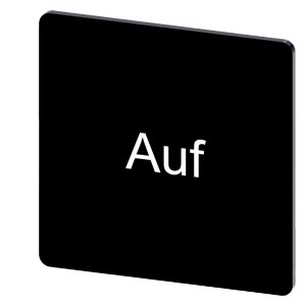 Siemens Bezeichnungsschild 3SU1900-0AE16-0AD0