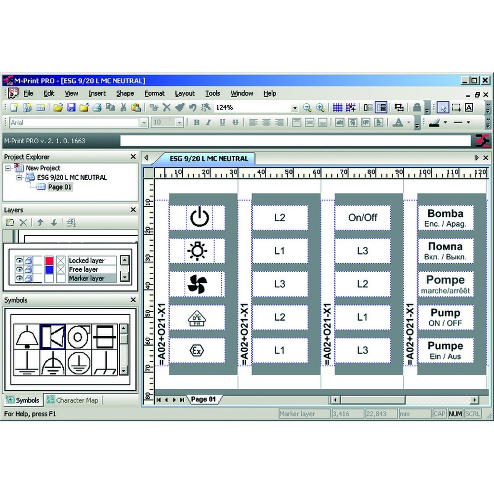 Weidmüller Beschriftungssoftware 1905490000 Typ M-PRINT PRO