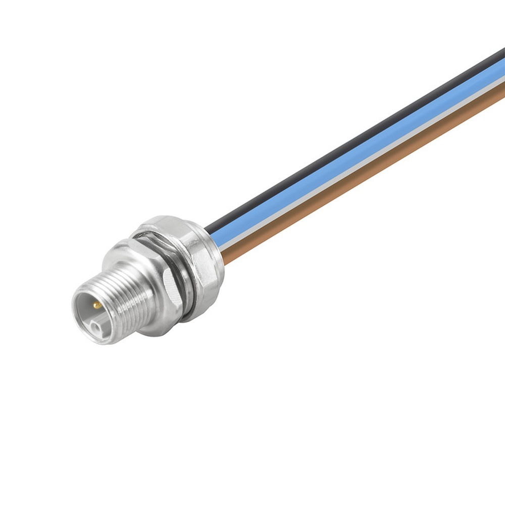 Weidmüller Rundsteckverbinder 2530770000 Typ SAIE-M12SL-0.3VFM16-1.5