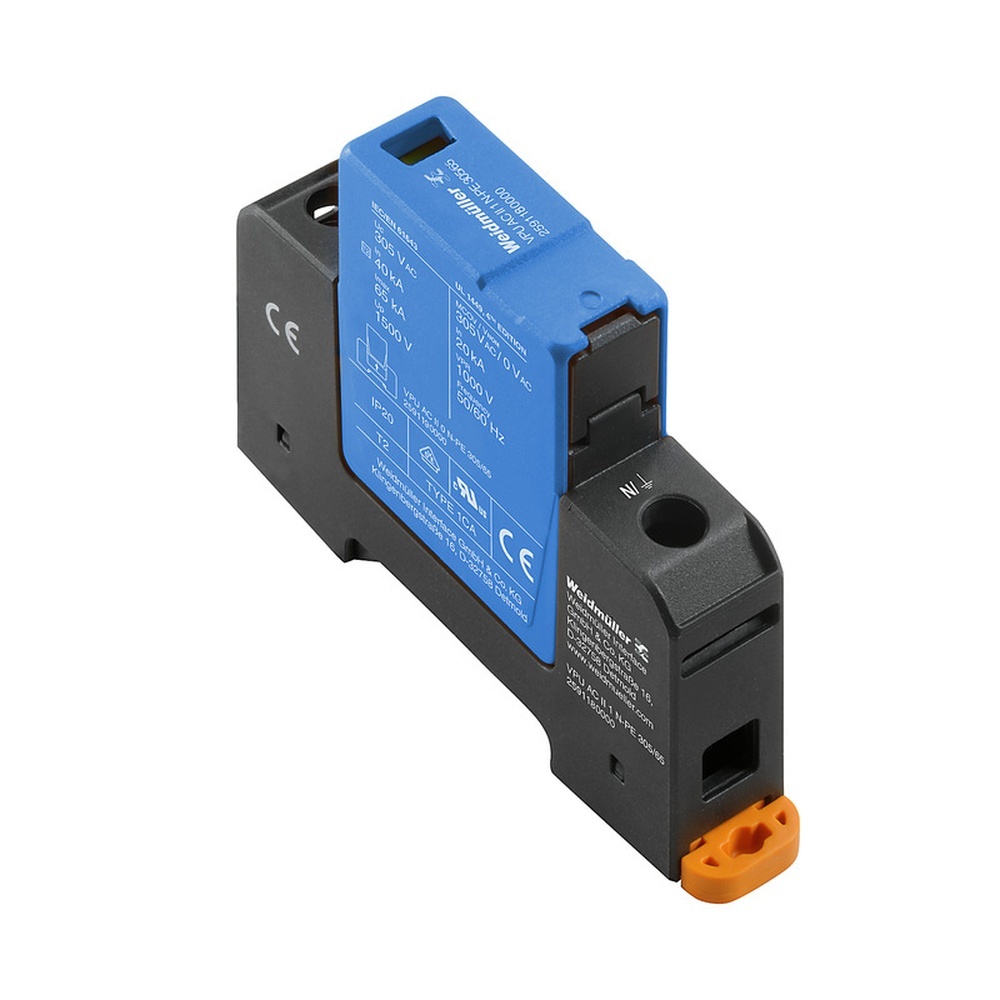 Weidmüller Überspannungsableiter 2591180000 Typ VPU AC II 1 N-PE 305/65