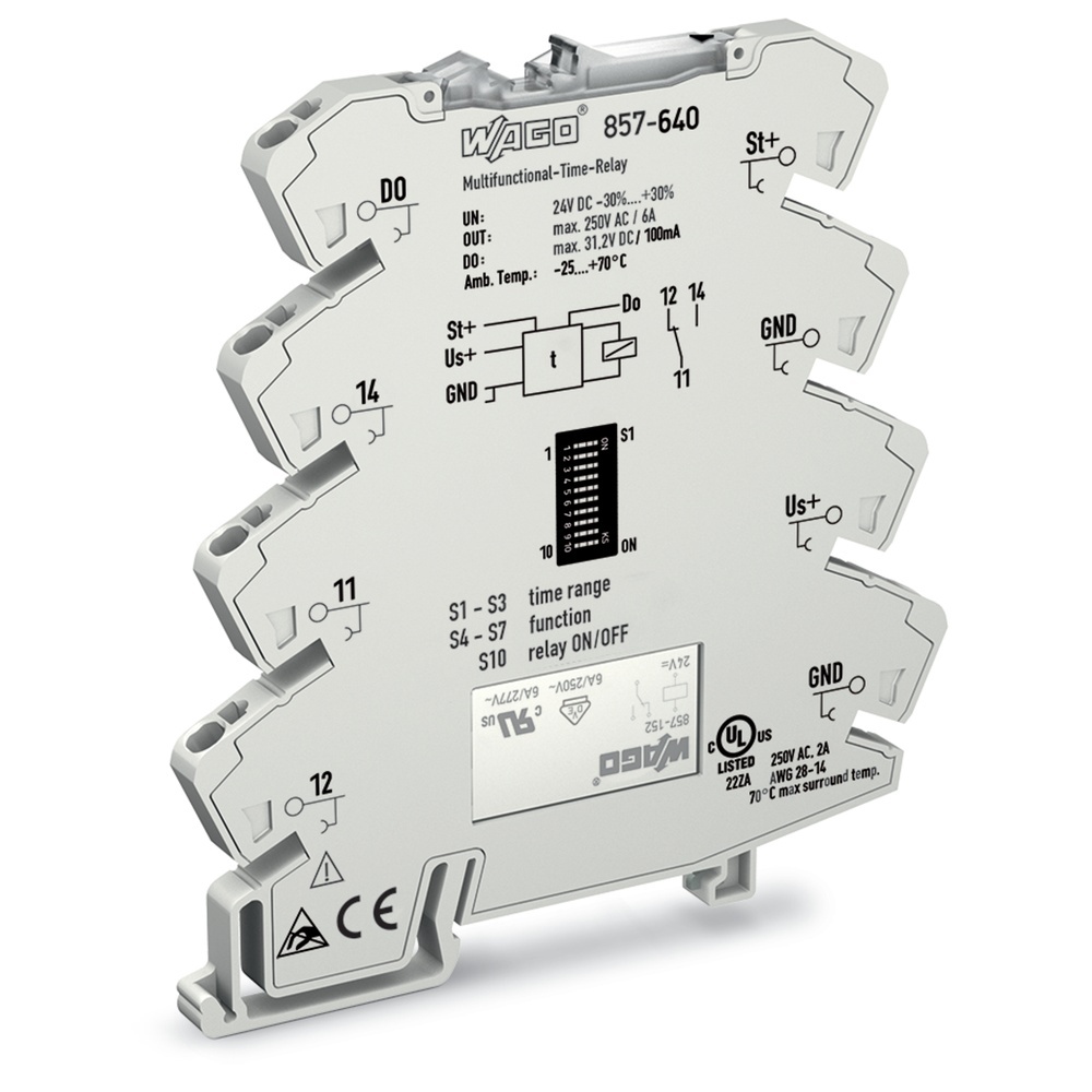Wago Multifunktionszeitrelais 857-640