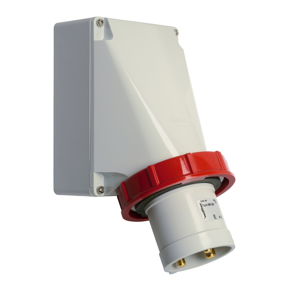 Walther-Werke Wasserdichter Wandgerätestecker 668304