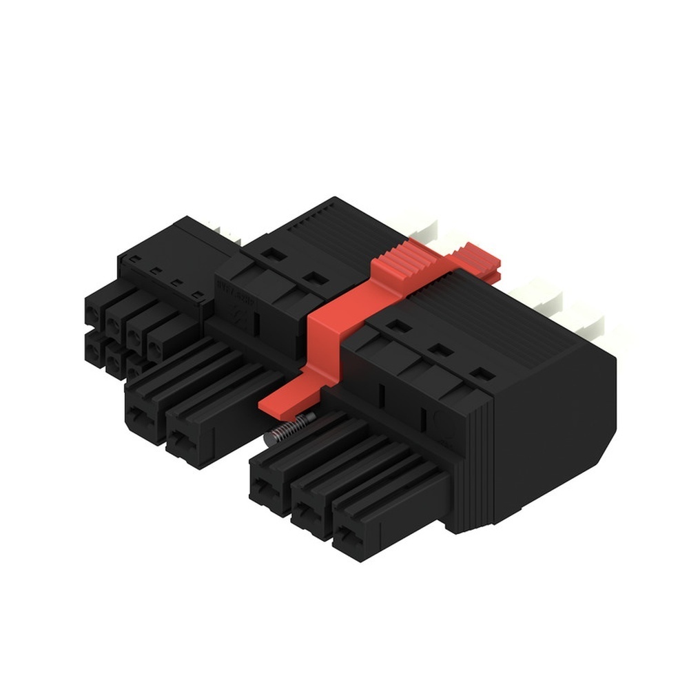 Weidmüller Hybridsteckverbinder 2549610000 Typ BVFL 7.62HP/05/180MSF4 BCF/08R SN BK BX