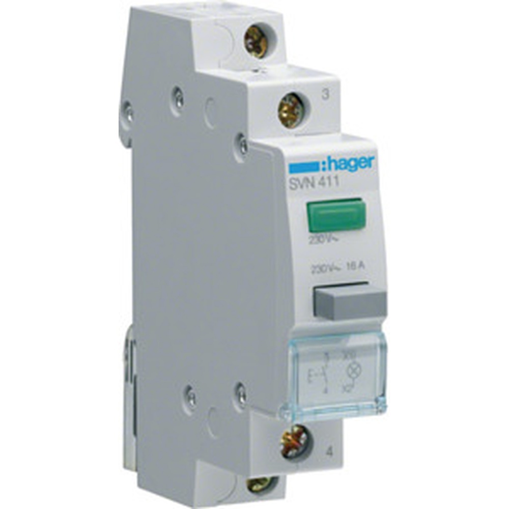 Hager Taster 16A SVN411