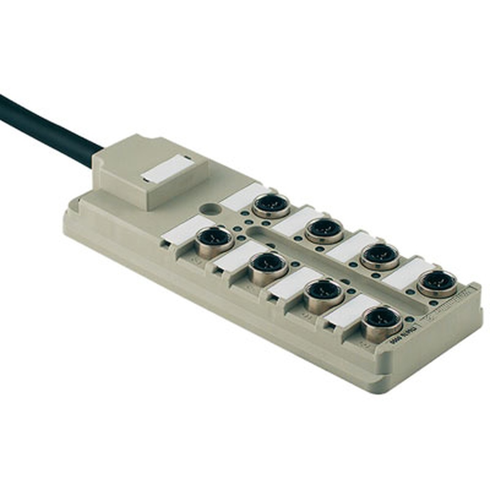 Weidmüller Passiver Sensor Aktor Verteiler 1766710000 Typ SAI-8-F 4P IDC PUR 10M