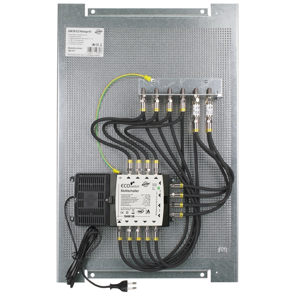 Astro Bit Vormontierter 5 in 8 Multischalter 00360517 Typ SAM 58 Montage-Kit