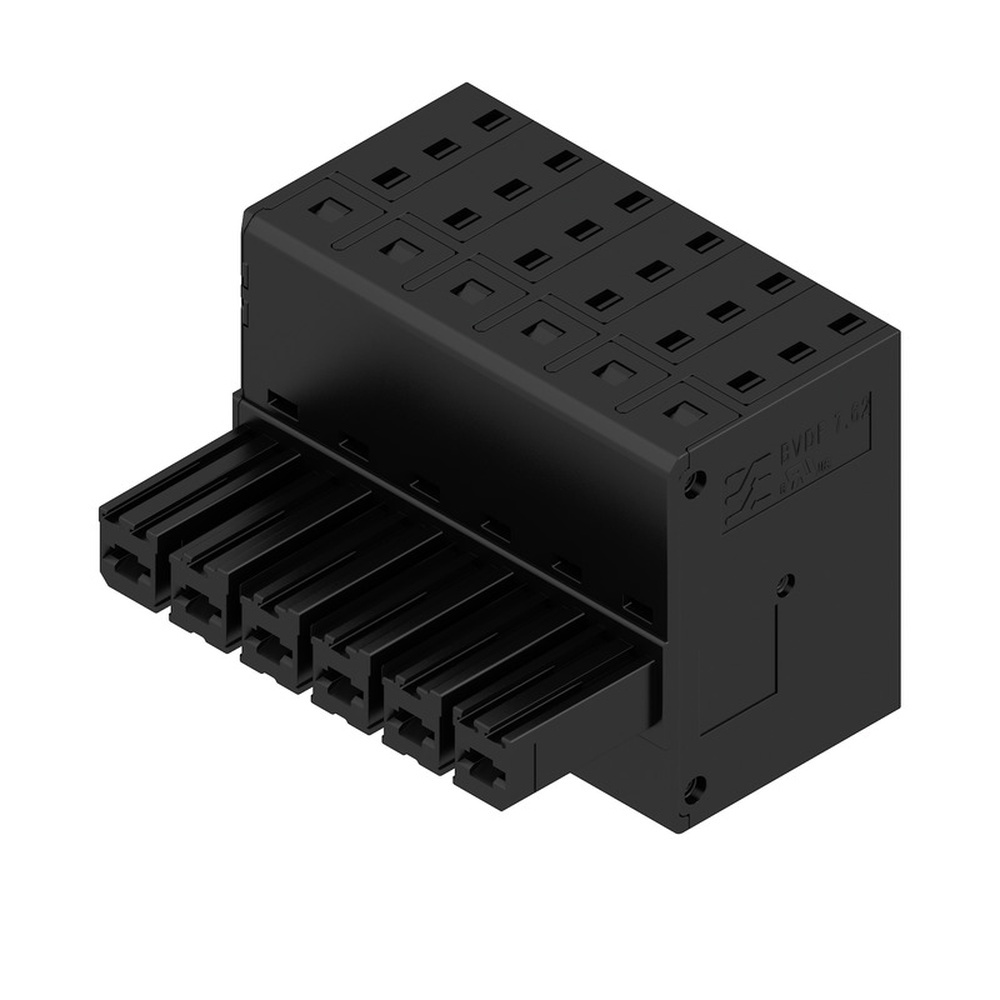 Weidmüller Leiterplattensteckverbinder 2720460000 Typ BVDF 7.62HP/06/180SN BK BX