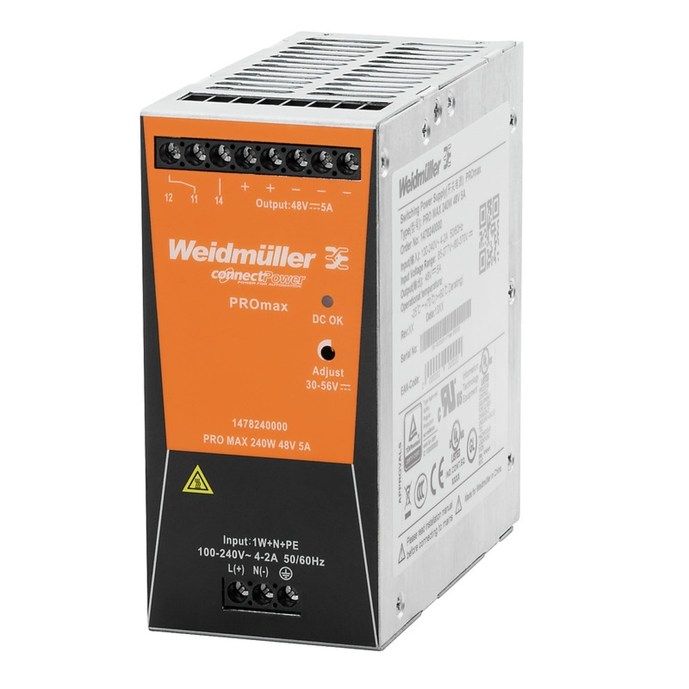Weidmüller Stromversorgung 1478240000 Typ PRO MAX 240W 48V 5A